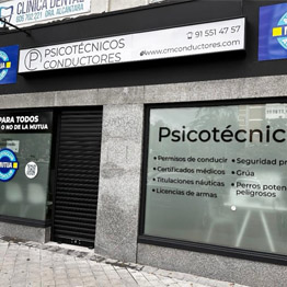 Fachada Psicotécnicos Conductores